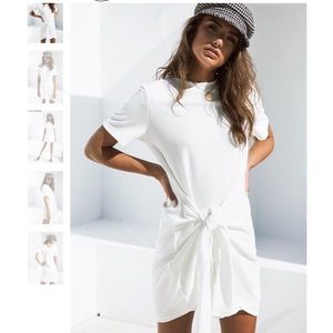 Sabo Skirt Dresses - White Sabo wrap dress Sabo Skirt Dresses - White Sabo wrap dress